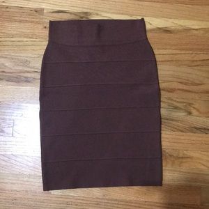 Bcbgmaxazria bandage skirt